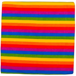 NEU Bandana Regenbogen, Baumwolle, 55x55 cm