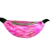 NEU Bauchtasche 80er-Jahre Hologramm rosa-pink, mit Reißverschluss