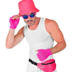 NEU Bauchtasche / Gürteltasche mit Pailletten, Neon-Pink