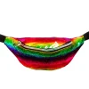 NEU Bauchtasche Hip-Bag, Glitzer-Regenbogen