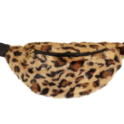 NEU Bauchtasche Hip-Bag, Leoparden-Plüsch