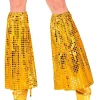 NEU Beinstulpen 70er-Disco Style, gold