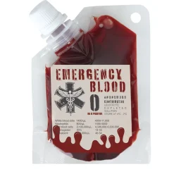 NEU Beutel Kunstblut Emergency Blood, 30ml