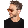 NEU Brille Festival gold mit seitlichem Sonnenschutz