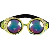 NEU Brille Gold Pailletten, größenverstellbar