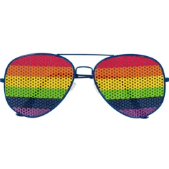 NEU Brille Party-Regenbogen, gerastert