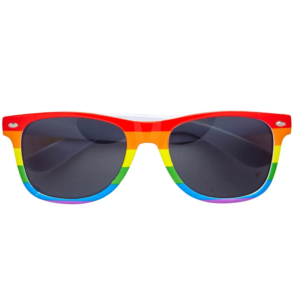 NEU Brille Regenbogen, mit dunklen Gläsern