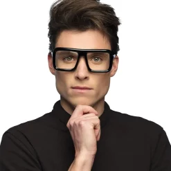 NEU Brille Retro Designer, schwarz