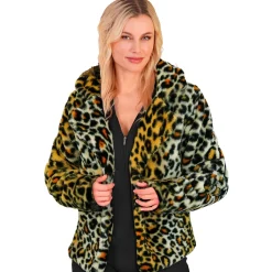 NEU Damen-Jacke Leo-Muster, Gr. S-M