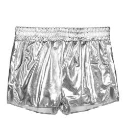 NEU Damen-Kostüm Hotpants metallic, silber, Einheitsgröße M