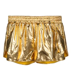 NEU Damen-Kostüm Hotpants metallic, gold, Einheitsgröße M