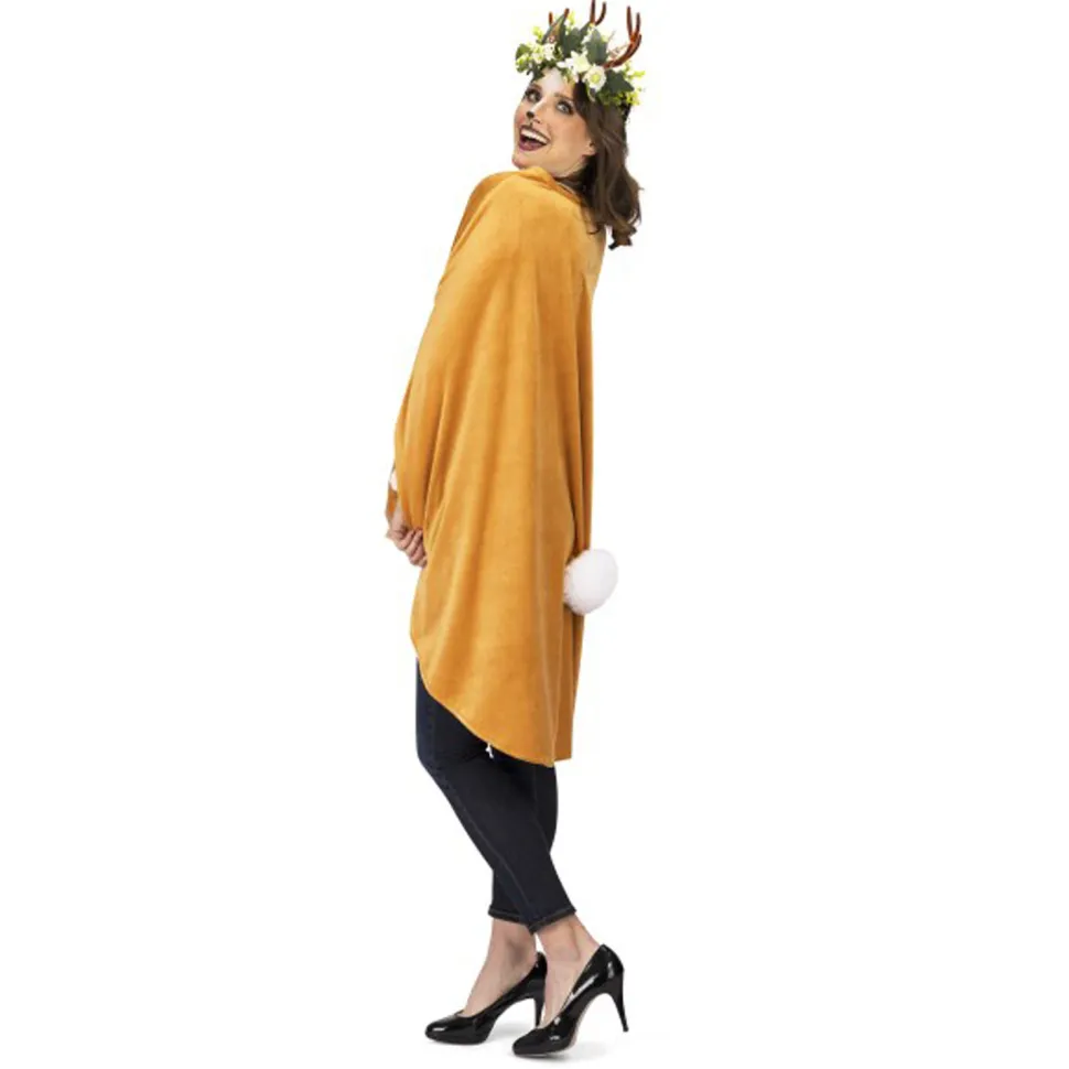 NEU Damen-Kostüm Poncho Reh, Einheitsgröße