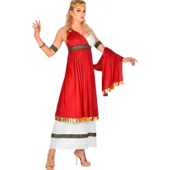 NEU Damen-Kostüm Römische Kaiserin, Kleid mit Umhang, Armbändern und Lorbeerkranz, Gr. S