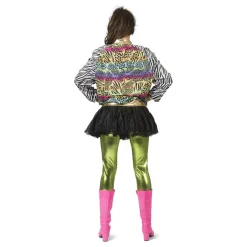 NEU Damen-Kostüm Urban Jungle Lady, Proll-Jacke mit Leo-Print, Gr. 36-38