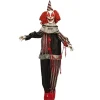 NEU Deko-Figur Halloween-Clown zum Hängen, ca. 175cm, mit Licht, Sound und Bewegung