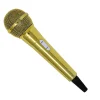 NEU Deko Mikrophon, gold, 20cm