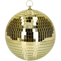 NEU Disco-Kugel gold, Ø20cm, mit Aufhänger