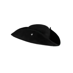 NEU Dreispitz Flair aus Samt, schwarz, Kopfweite 57-58cm