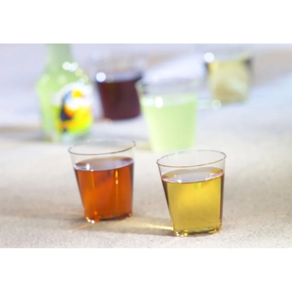 NEU Einweg-Schnapsgläser / Shot-Becher, glasklar, 2 cl, 40 Stück