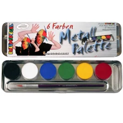 NEU Eulenspiegel 6 Farben Metall-Palette