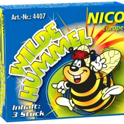 NEU Feuerwerk / Kinder- & Jugendfeuerwerk, Wilde Hummel, Packung mit 3 Stück