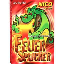 NEU Feuerwerk / Kinder- & Jugendfeuerwerk, Feuerspucker, Packung mit 4 Stück