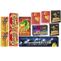 NEU Feuerwerk / Kinder- & Jugendfeuerwerk, Riesenspaß, Packung mit 11 Schachteln