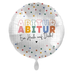 NEU Folienballon - Abitur Ein Hoch auf Dich - ca. 45cm Durchmesser