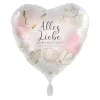 NEU Folienballon - Alles Liebe zur Hochzeit - ca. 45cm Durchmesser