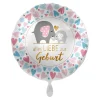 NEU Folienballon - alles Liebe zur Geburt - ca. 45cm Durchmesser