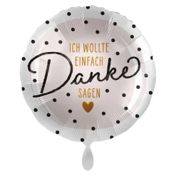 NEU Folienballon - Danke sagen - ca. 45cm Durchmesser