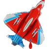 NEU Folienballon Düsenjet Starfighter, rot-blau, 86x67cm
