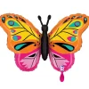 NEU Folienballon Farbenfroher Schmetterling, bunt, 75x46cm