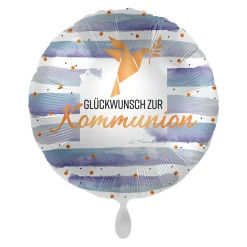 NEU Folienballon - Glückwunsch zur Kommunion - ca. 45cm Durchmesser