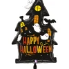 NEU Folienballon Halloween Haunted House, schwarz, 53x80cm
