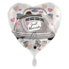 NEU Folienballon Hochzeitsauto - Just Married - ca. 45cm Durchmesser