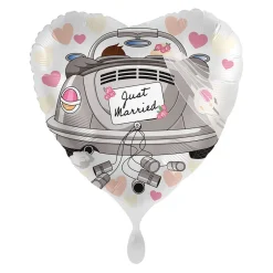 NEU Folienballon Hochzeitsauto - Just Married - ca. 45cm Durchmesser