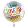 NEU Folienballon - Hurra Schulkind - ca. 45cm Durchmesser