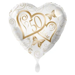 NEU Folienballon - 50 Jahre - ca. 45cm Durchmesser