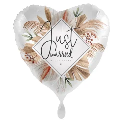 NEU Folienballon - Just Married Alles Liebe - ca. 45cm Durchmesser