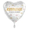 NEU Folienballon - Kommunion die liebsten Glückwünsche - ca. 45cm Durchmesser