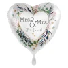 NEU Folienballon - Mrs. & Mrs. - ca. 45cm Durchmesser