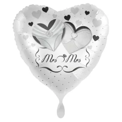NEU Folienballon - Mrs. & Mrs. Love - ca. 45cm Durchmesser
