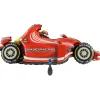 NEU Folienballon Rennauto Racing Car, rot, 100x41cm
