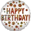 NEU Folienballon Satin Infused Birthday Sequins, ca. 43 cm
