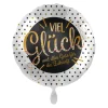 NEU Folienballon - Viel Glück - ca. 45cm Durchmesser