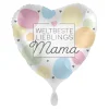 NEU Folienballon - Weltbeste Lieblingsmama - ca. 45cm Durchmesser