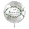 NEU Folienballon - Zur Konfirmation Herzlichen Glückwunsch - ca. 45cm Durchmesser