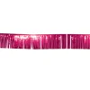 NEU Fransengirlande / Lamettagirlande 3m breit mit 25cm Fransen, metallic-pink