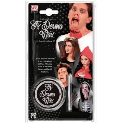 NEU FX-Set Dermawax / Effektwachs und Modellier-Spatel, 25 g, für realistische Narben, Wunden und mehr